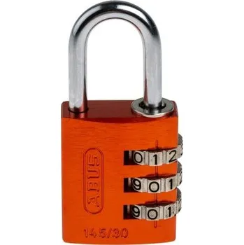 Visací zámek Bezpečnostní visací zámek, Hliník, ocel Vnitřní, venkovní 5mm třmen, Oranžová