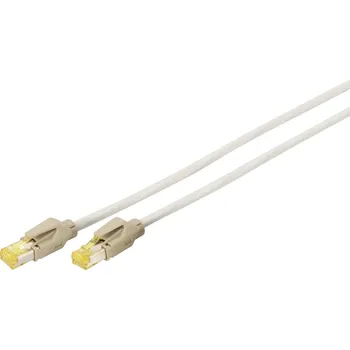 Datový kabel Digitus DK-1643-A-070 RJ45 síťové kabely, propojovací kabely CAT 6A S/FTP 7 m šedá 1 ks