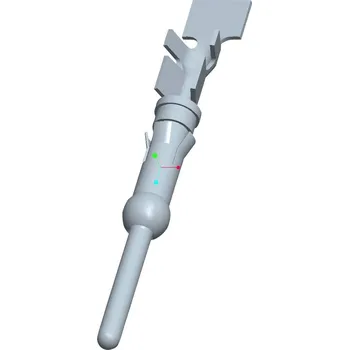 TE Connectivity 1-66099-5 samostatný kontakt pro kulatý faston, 1 ks