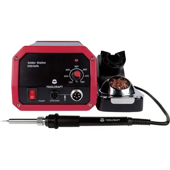 Páječka TOOLCRAFT ST-100A pájecí stanice, analogový, 100 W, 150 - 450 °C, vč. pájecí hrot, 1561693