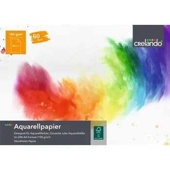 Crelando - akvarelový papír A4 (190 g/m²)