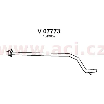Střední díl výfuku střední díl výfuku ASSO/VENEPORTE (V 07773) (V 07773)