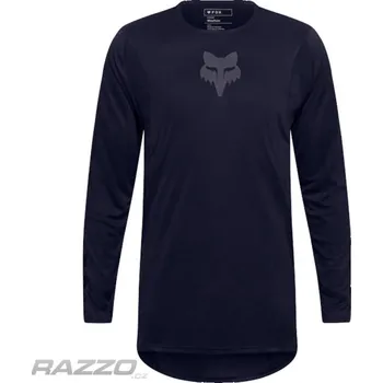 Moto oblečení Pánský MX dres FOX FlexAir BlackOut Jersey Black 2026 L