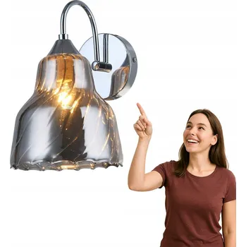 Nástěnné svítidlo Nástěnné svítidlo Italux stříbrné E14 40 W