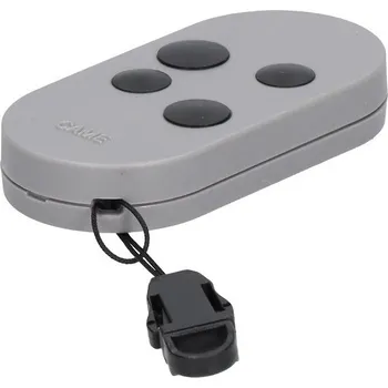 Dálkový ovladač vrat dálkový ovladač CAME TOPD4FGS - 4-kanálový vysílač, pevný kód, 433,92 MHz, šedý