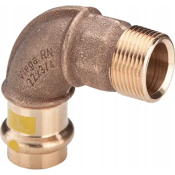 Fitinka Profipress G-obloukový spoj, 90 15x1/2" VNĚJŠÍ ZÁVIT 345747 Viega