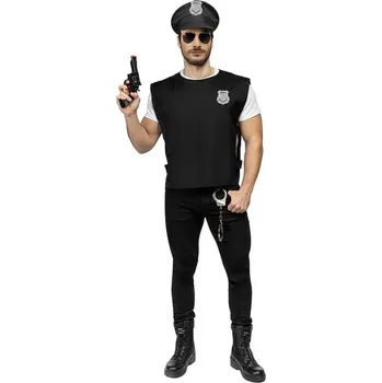 Karnevalový kostým Funiglobal - Kostýmový set policista -