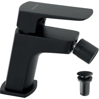 Bidetová baterie Nobless EGO s výpustí, černá