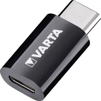 Varta USB 2.0 adaptér [1x USB-C® zástrčka - 1x micro USB zásuvka ] Charge a Sync Adap.
