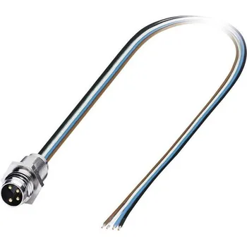 Phoenix Contact SACC-E-M12MS-4CON-PG9/0,5 vestavný zástrčkový konektor pro senzory - aktory, 1693762, piny: 4, 0.50 m, 1 ks