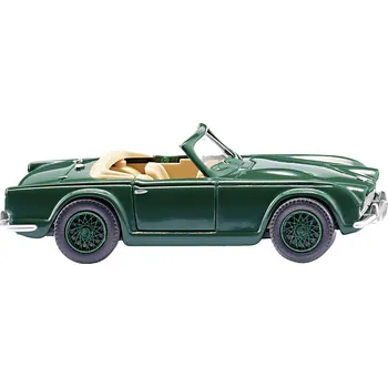 Modelová železnice Wiking 081506 H0 model osobního automobilu Triumph TR4 - moosově zelená