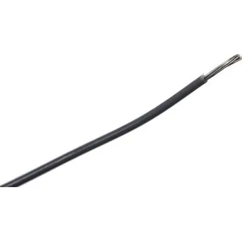 elektrický kabel Zapojovací vodič plocha průřezu 0,33 mm² 7/0,25 mm pramenů vodičů barva Šedá 300 V 30m UL1061 22 AWG