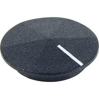 Cliff CL177801 krytka knoflíku s ukazatelem černá, bílá Vhodné pro (série tlačítek, koleček) otočný spínač K12 1 ks