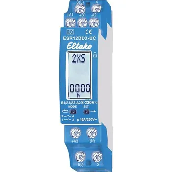vypínač Eltako ESR12DDX-UC 21200302 impulsní spínač, 0.1 - 14400 s, 230 V/AC, 8 A, 1 ks