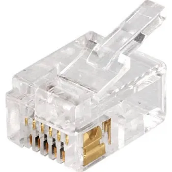 econ connect MPL6/6DEC, MPL6/6DEC, RJ45 konektor, RJ12, CAT 3, piny:6P6C, 1 ks