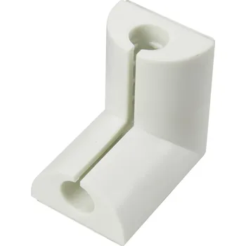 Stahovací páska TRU COMPONENTS kabelová spona 1226938 Průměr kabelového svazku (rozsah) 8 mm (max) pro úhlovou montáž bílá 1 ks