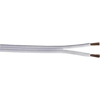 elektrický kabel Hama 86601 reproduktorový kabel 2 x 0.75 mm² bílá metrové zboží