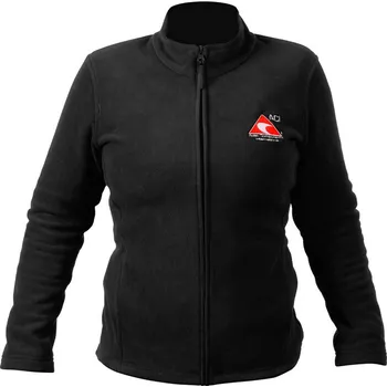 Dámská mikina mikina dámská černá na zip fleece (vel. XL) (X MIKINA 123) (X MIKINA 123)