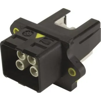 Elektrická zásuvka Napájecí konektor, řada: HARTING PushPull, číslo řady: 09462, Samice Zásuvka, formát pólů: 4P, Kabelová montáž izolace