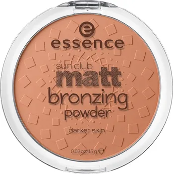 Přípravek na tvář Essence Sun Club matující pudr 15g bronzující 02