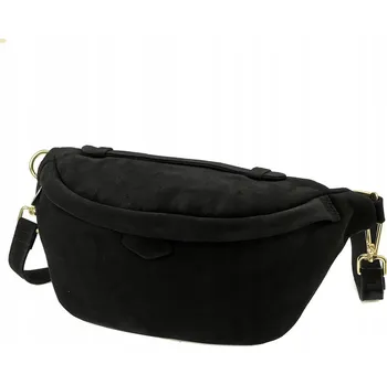 Kabelka Laura Biaggi kabelka přes rameno přírodní semišová kůže černá