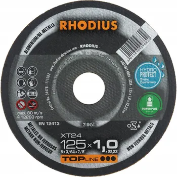 Řezný kotouč RHODIUS 210451 kotouč na řezání hliníku 125x1