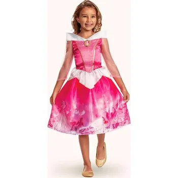 Karnevalový kostým Disguise - Kostým Aurory pro dívky - Šípková Růženka - 7-8 years