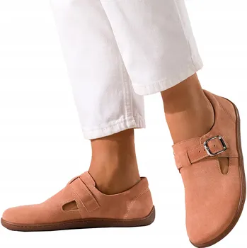 Dámské polobotky Dámské Barefoot Polobotky Kožené Pružná Podrážka - POLSKÝ VÝROBEK vel. 37