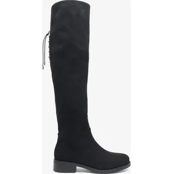 Dámské kozačky Jenny dámské kozačky nad koleno s plochým podpatkem, velikost 36