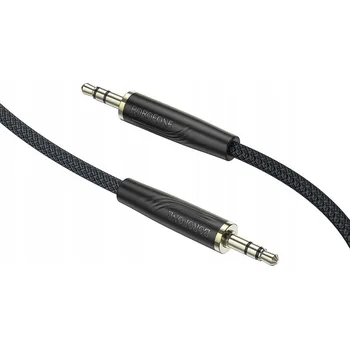 Audio kabel Borofone AUX kabel BL23 Refinado - 3,5mm jack na 3,5mm jack - 1 metr černý