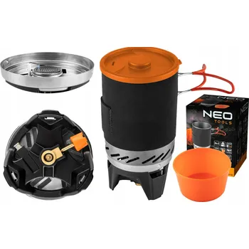 Turistický vařič Turistický plynový vařič NEO TOOLS s piezo zapalováním