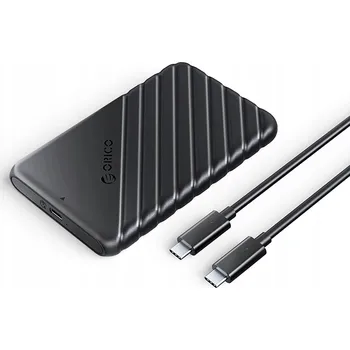 Mobilní telefon Disková kapsa Orico 25PW1C-C3 2,5" HDD/SSD USB-C 3.1 6 Gb/s - černá