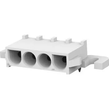 Elektrický konektor Patice PCB, řada: Universal MATE-N-LOK, rozteč: 6.35mm, počet kontaktů: 4, Průchozí otvor Výkon TE Connectivity