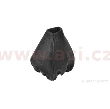 manžeta řadící páky (automat) (černá kůže, černý šev) (0649X17) (0649X17)