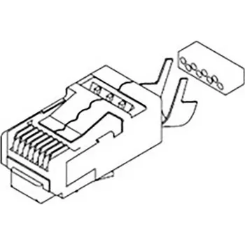 Elektrický konektor Molex Molex MOL DataCom a Specialty 449150001 zástrčka průhledná 1 ks