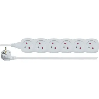 Prodlužovací přívod 6 zásuvek 2m EMOS P0612
