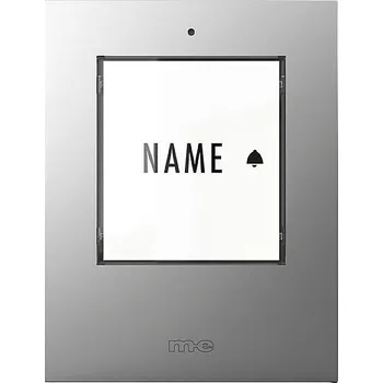 Domovní zvonek m-e modern-electronics 41302 bezdrátový zvonek vysílač osvětlený, se jmenovkou