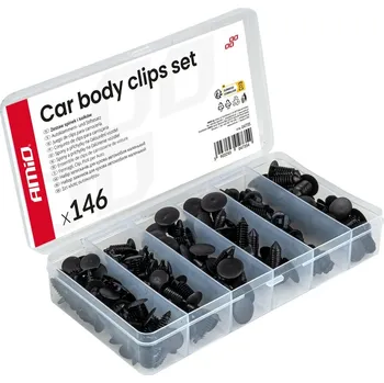 Auto-moto Spony a příchytky na čalounění vozidel 146 ks. AMIO
