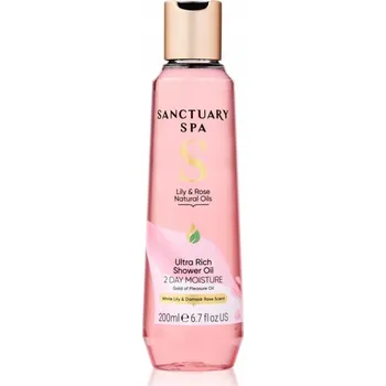 Koupelová kosmetika Sanctuary Spa Lily & Rose pečující sprchový olej 200 ml