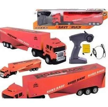 autíčko RC Nákladní auto s dálkovým ovládáním a odpojitelným návěsem Akumulátor