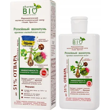 Šampon BIO Pharma, šampon proti vypadávání vlasů s lopuchovým extraktem, 200 ml