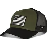 kšiltovka FLAG SNAP HAT, ALPINESTARS (zelená/černá) (M186-547) (M186-547)