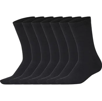 Dámská móda esmara® Dámské ponožky s BIO bavlnou, 7 párů (černá, 39-42)