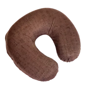 Cestovní polštářek Cestovní polštář s paměťovou pěnou - tmavě hnědá