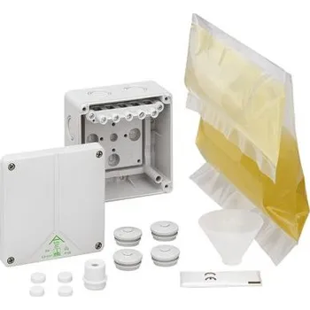 Rozvaděč Rozvodná skříň Polykarbonát Šedá 110 x 110 x 67mm řada Abox XT 060 IP68