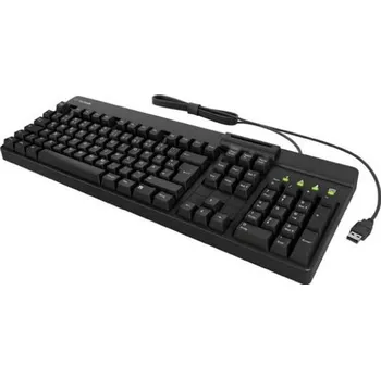 Klávesnice Keysonic KSK-8040U-CR (DE) kabelový klávesnice německá, QWERTZ černá