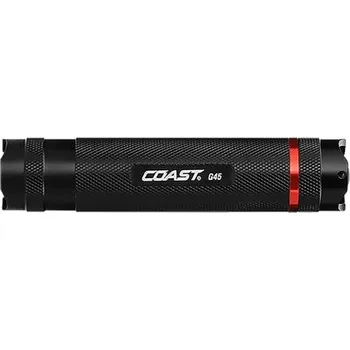 Svítilna Kapesní svítilna G45 2x AAA, typ žárovky: LED Kapesní svítilna Ne, rozsah: 37 m, Hliník, svítivost: 150 lm Černá