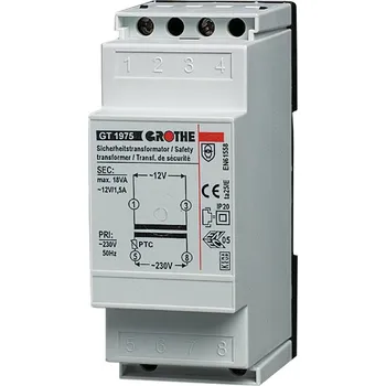Transformátor Grothe 14101 zvonkový transformátor 12 V/AC 1.5 A