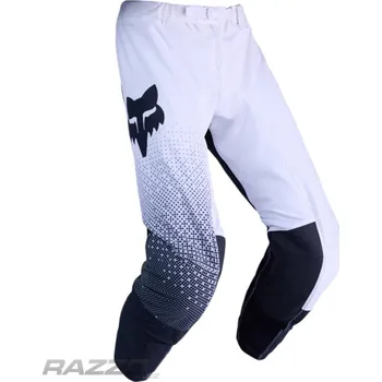 Moto kalhoty MX kalhoty FOX FlexAir Fracture Pant White Black 2026 38