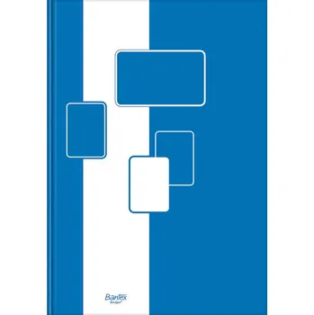 Blok Blok A4 Bantex, 96 listů, linkovaný (mřížka), tvrdé desky